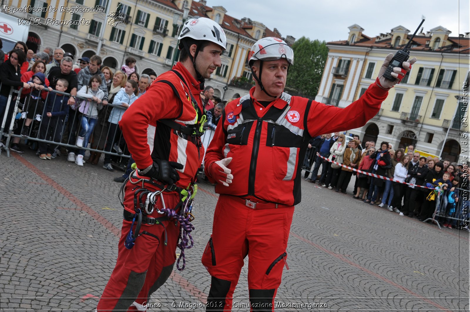 Cuneo - 6 Maggio 2012 - Simulazione Maxiemergenza- Croce Rossa Italiana - Ispettorato Regionale Volontari del Soccorso Piemonte