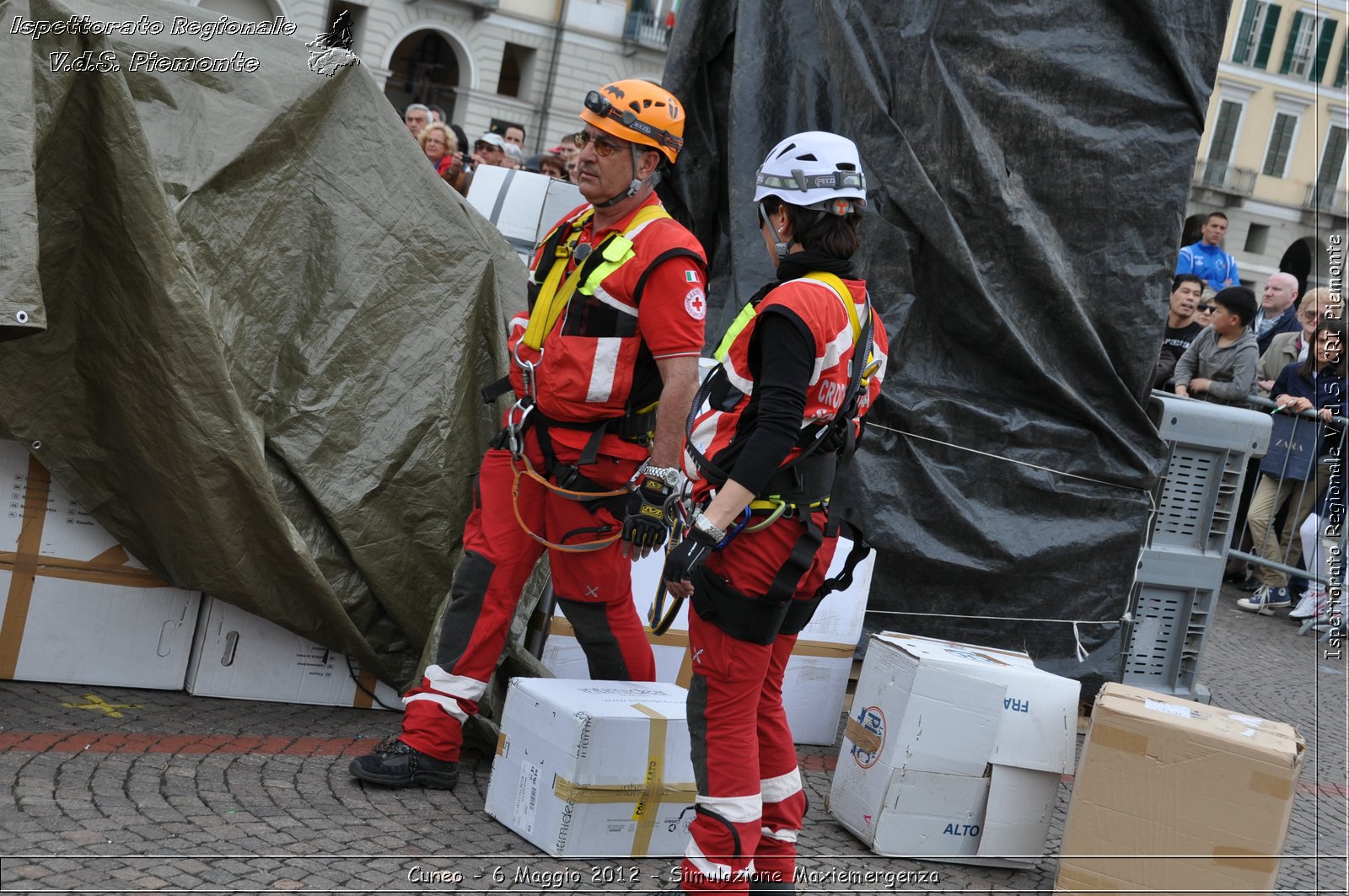 Cuneo - 6 Maggio 2012 - Simulazione Maxiemergenza- Croce Rossa Italiana - Ispettorato Regionale Volontari del Soccorso Piemonte