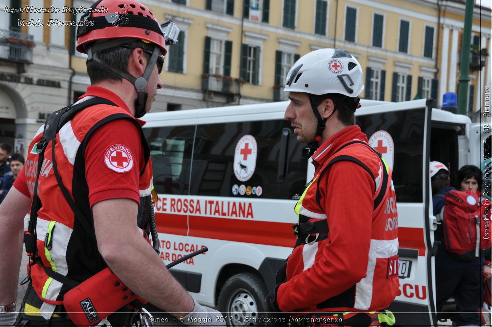 Cuneo - 6 Maggio 2012 - Simulazione Maxiemergenza- Croce Rossa Italiana - Ispettorato Regionale Volontari del Soccorso Piemonte