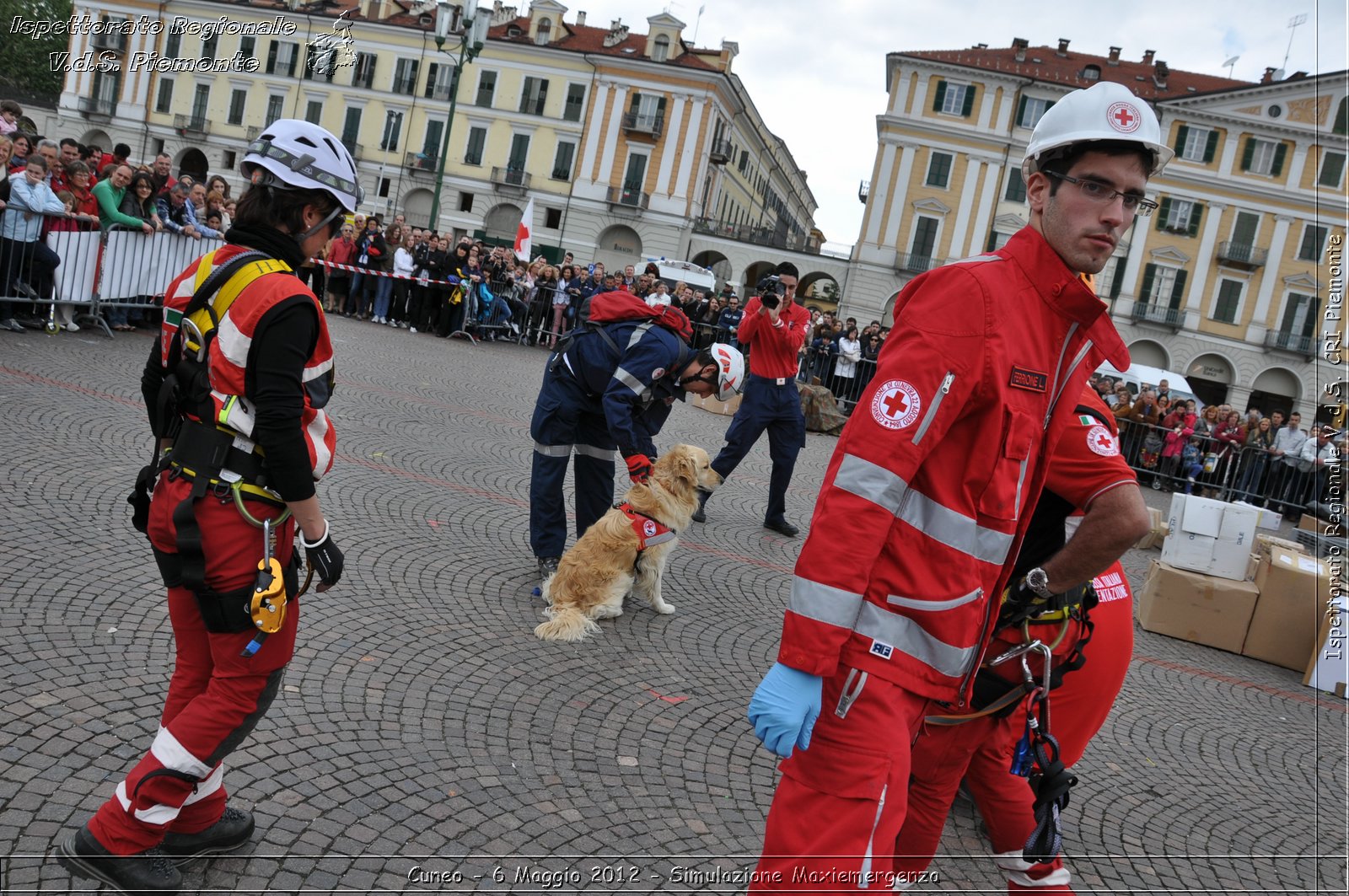 Cuneo - 6 Maggio 2012 - Simulazione Maxiemergenza- Croce Rossa Italiana - Ispettorato Regionale Volontari del Soccorso Piemonte