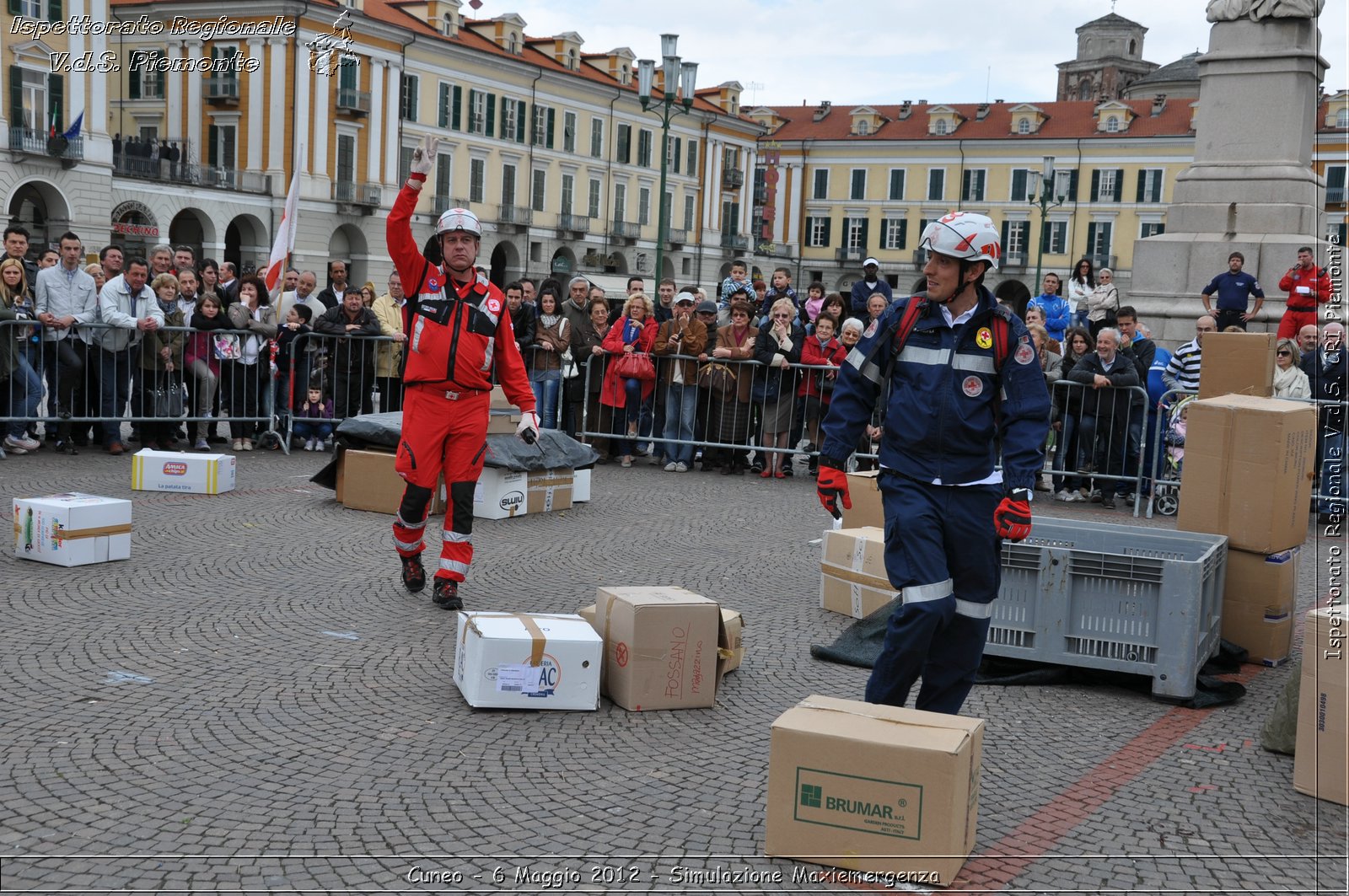 Cuneo - 6 Maggio 2012 - Simulazione Maxiemergenza- Croce Rossa Italiana - Ispettorato Regionale Volontari del Soccorso Piemonte