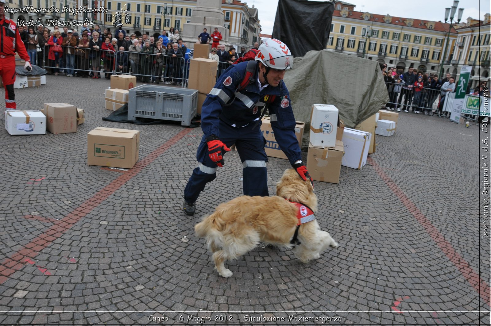 Cuneo - 6 Maggio 2012 - Simulazione Maxiemergenza- Croce Rossa Italiana - Ispettorato Regionale Volontari del Soccorso Piemonte