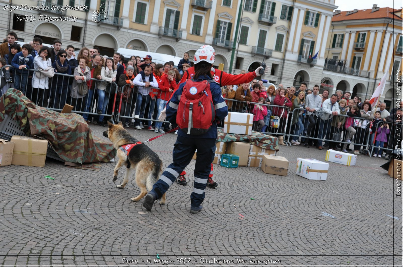 Cuneo - 6 Maggio 2012 - Simulazione Maxiemergenza- Croce Rossa Italiana - Ispettorato Regionale Volontari del Soccorso Piemonte