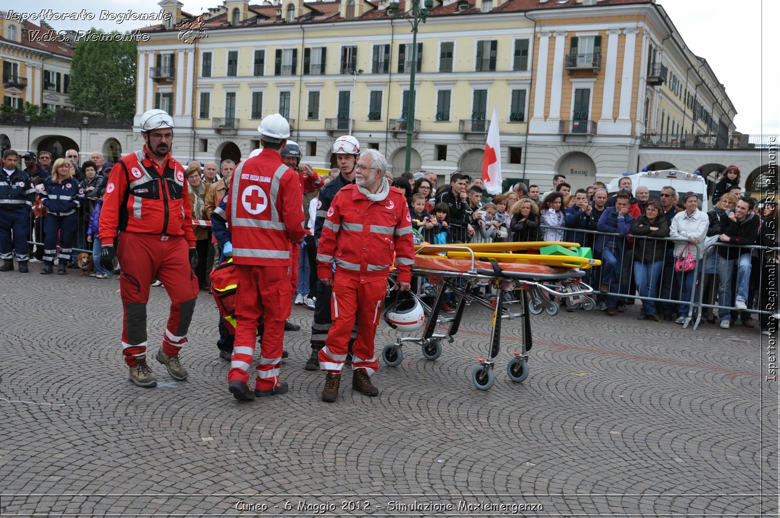 Cuneo - 6 Maggio 2012 - Simulazione Maxiemergenza- Croce Rossa Italiana - Ispettorato Regionale Volontari del Soccorso Piemonte