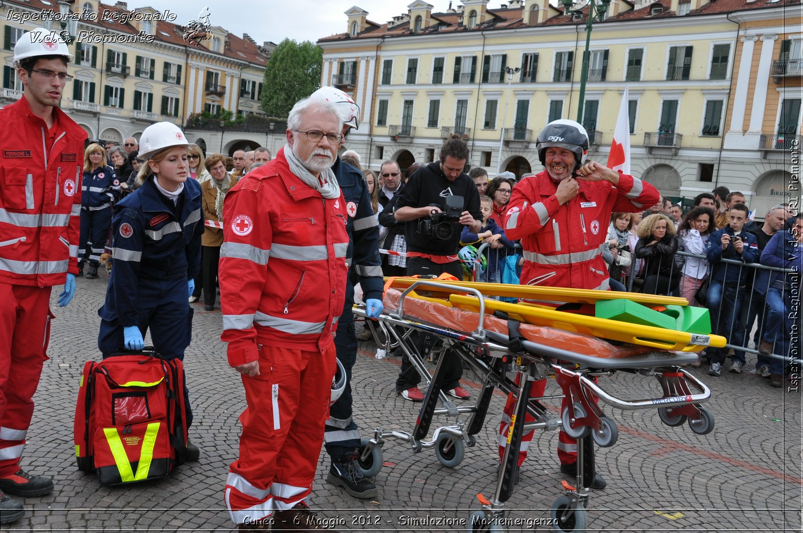 Cuneo - 6 Maggio 2012 - Simulazione Maxiemergenza- Croce Rossa Italiana - Ispettorato Regionale Volontari del Soccorso Piemonte