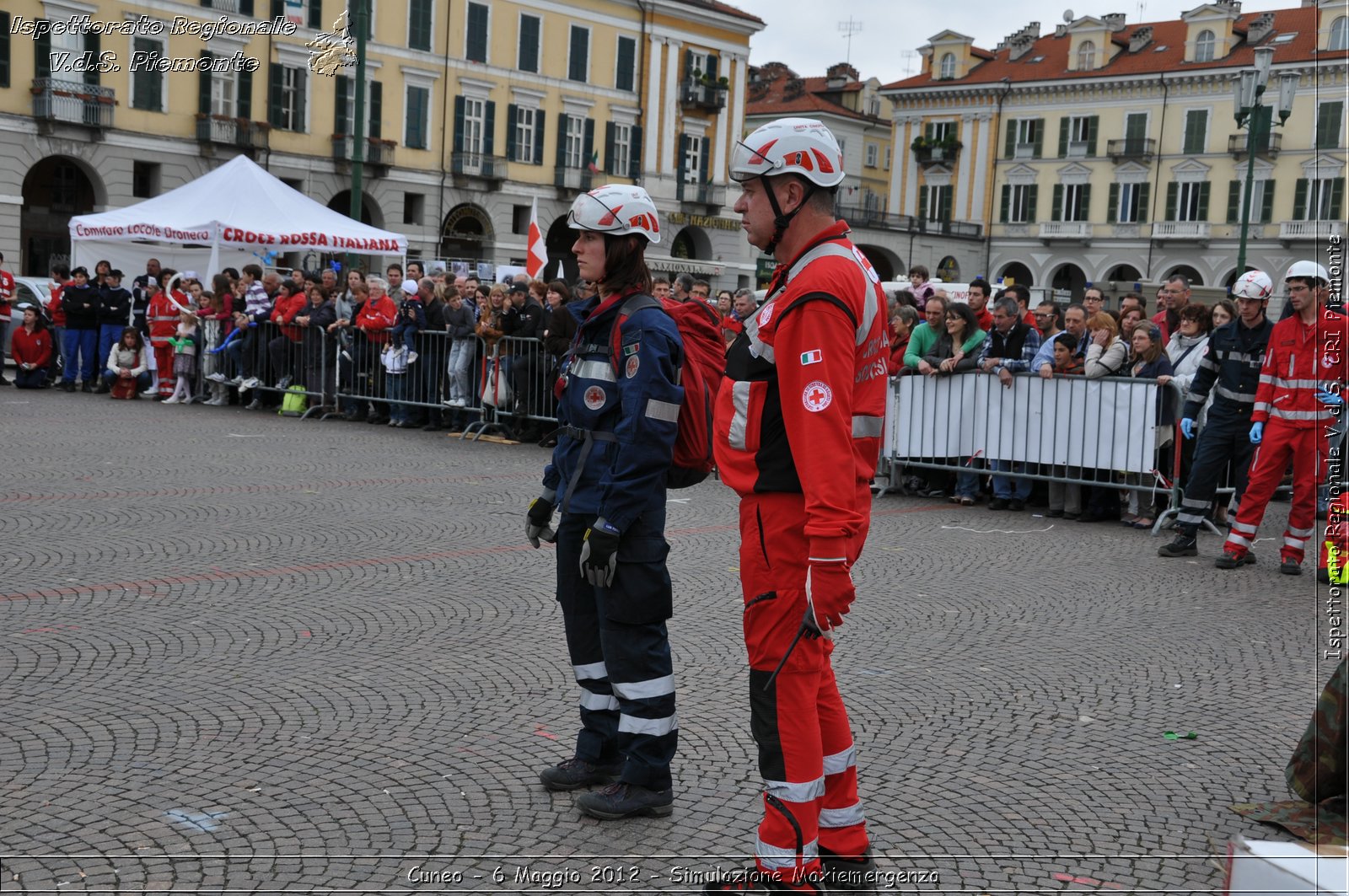 Cuneo - 6 Maggio 2012 - Simulazione Maxiemergenza- Croce Rossa Italiana - Ispettorato Regionale Volontari del Soccorso Piemonte