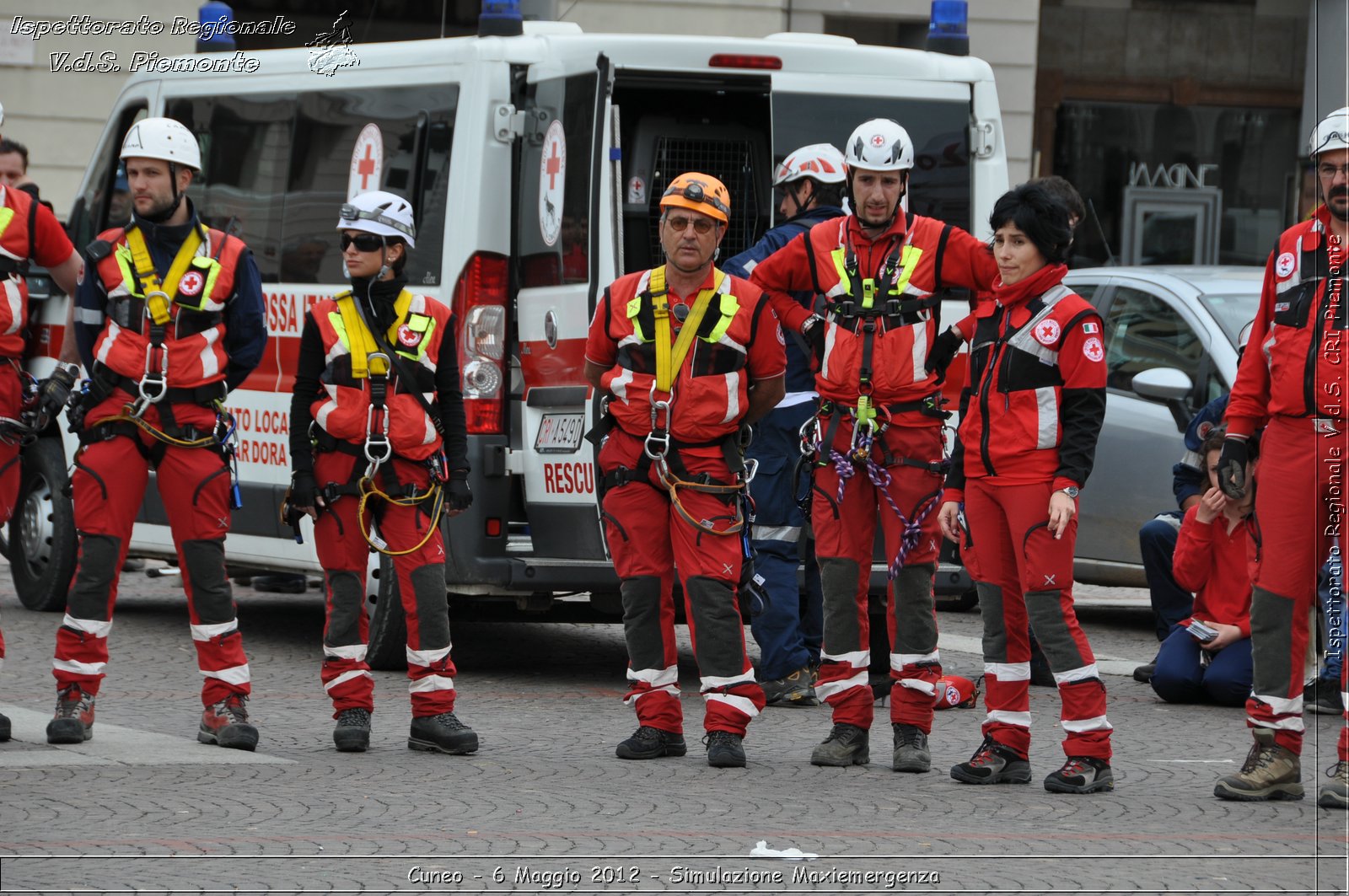 Cuneo - 6 Maggio 2012 - Simulazione Maxiemergenza- Croce Rossa Italiana - Ispettorato Regionale Volontari del Soccorso Piemonte