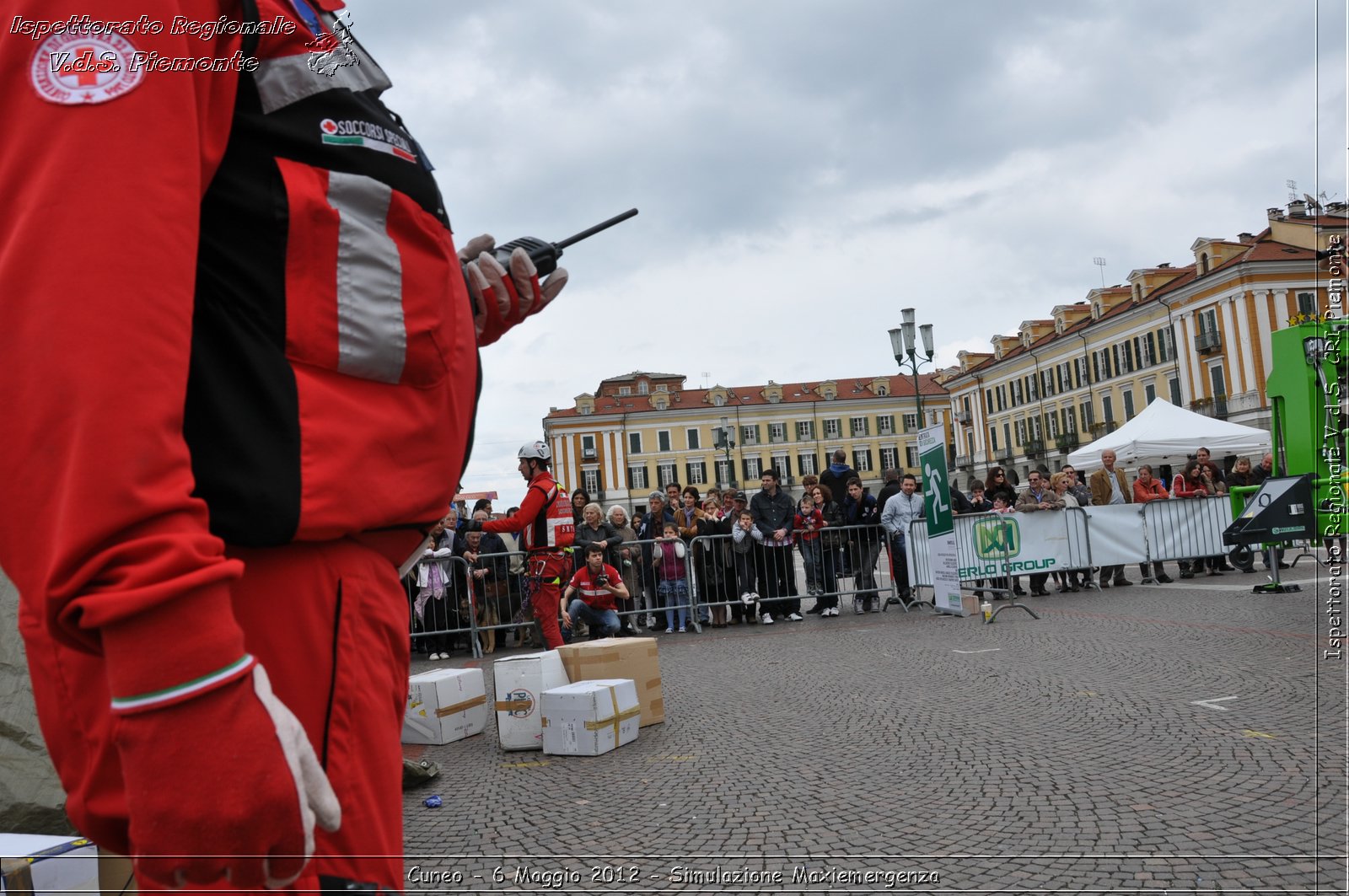 Cuneo - 6 Maggio 2012 - Simulazione Maxiemergenza- Croce Rossa Italiana - Ispettorato Regionale Volontari del Soccorso Piemonte