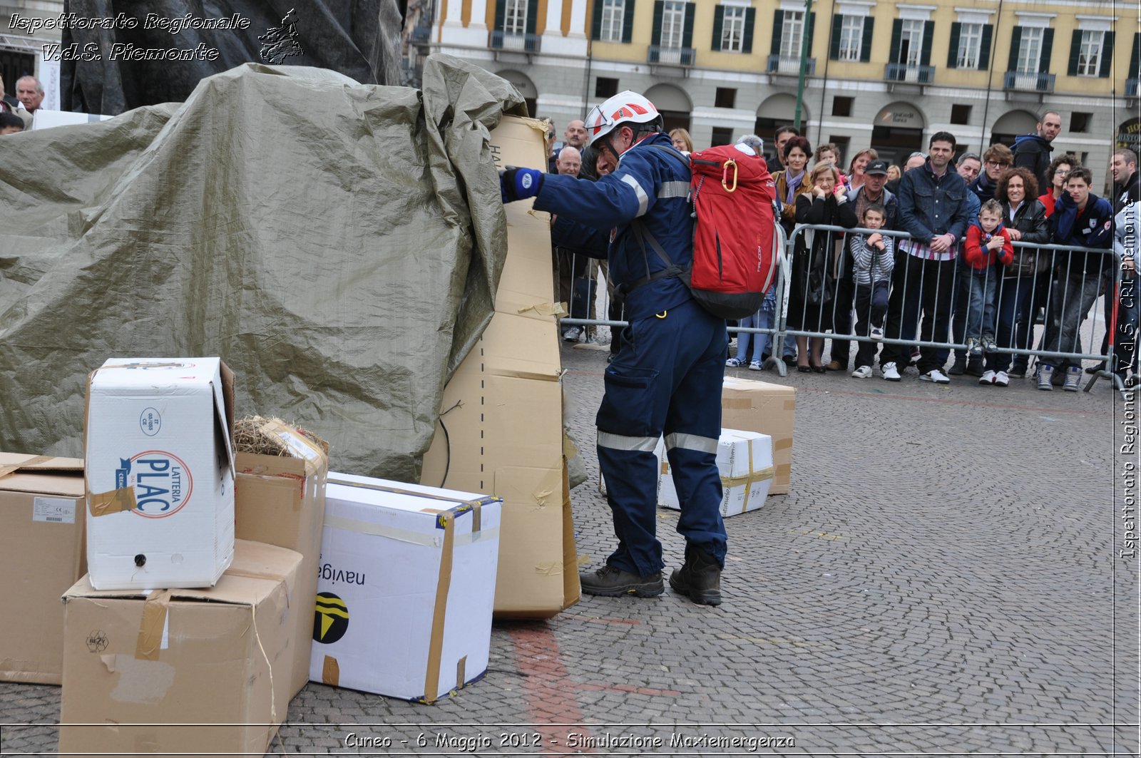 Cuneo - 6 Maggio 2012 - Simulazione Maxiemergenza- Croce Rossa Italiana - Ispettorato Regionale Volontari del Soccorso Piemonte