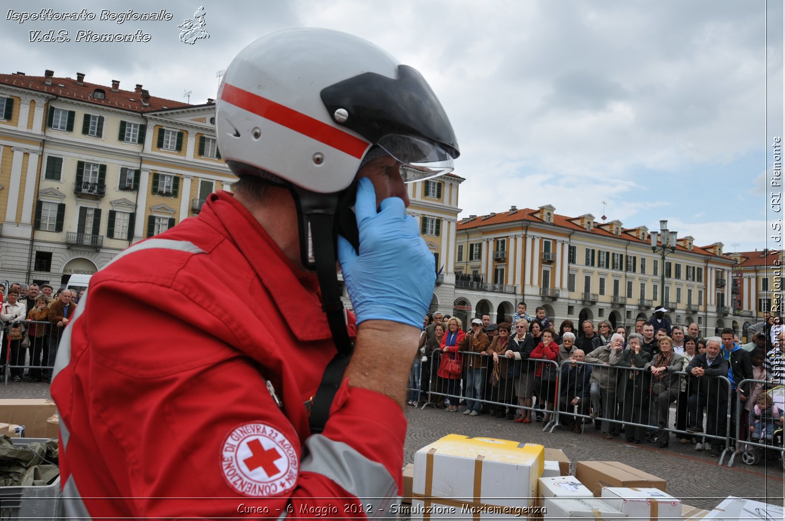 Cuneo - 6 Maggio 2012 - Simulazione Maxiemergenza- Croce Rossa Italiana - Ispettorato Regionale Volontari del Soccorso Piemonte