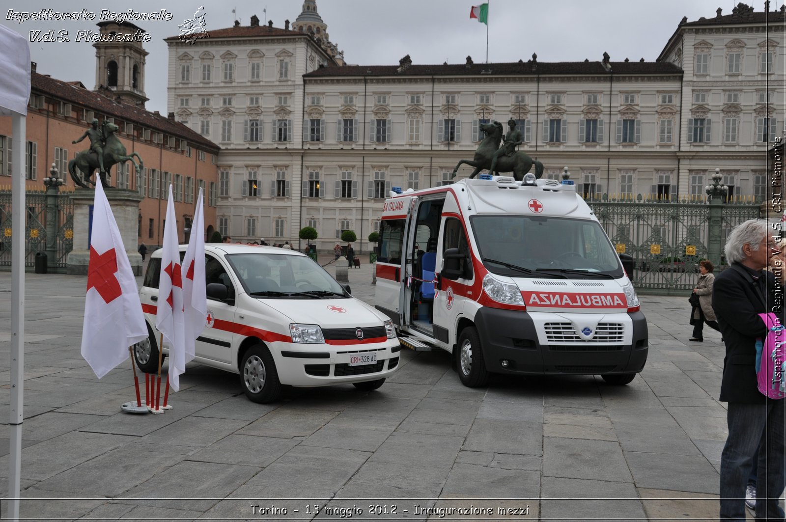 Torino - 13 maggio 2012 - Inaugurazione mezzi - Croce Rossa Italiana - Ispettorato Regionale Volontari del Soccorso del Piemonte