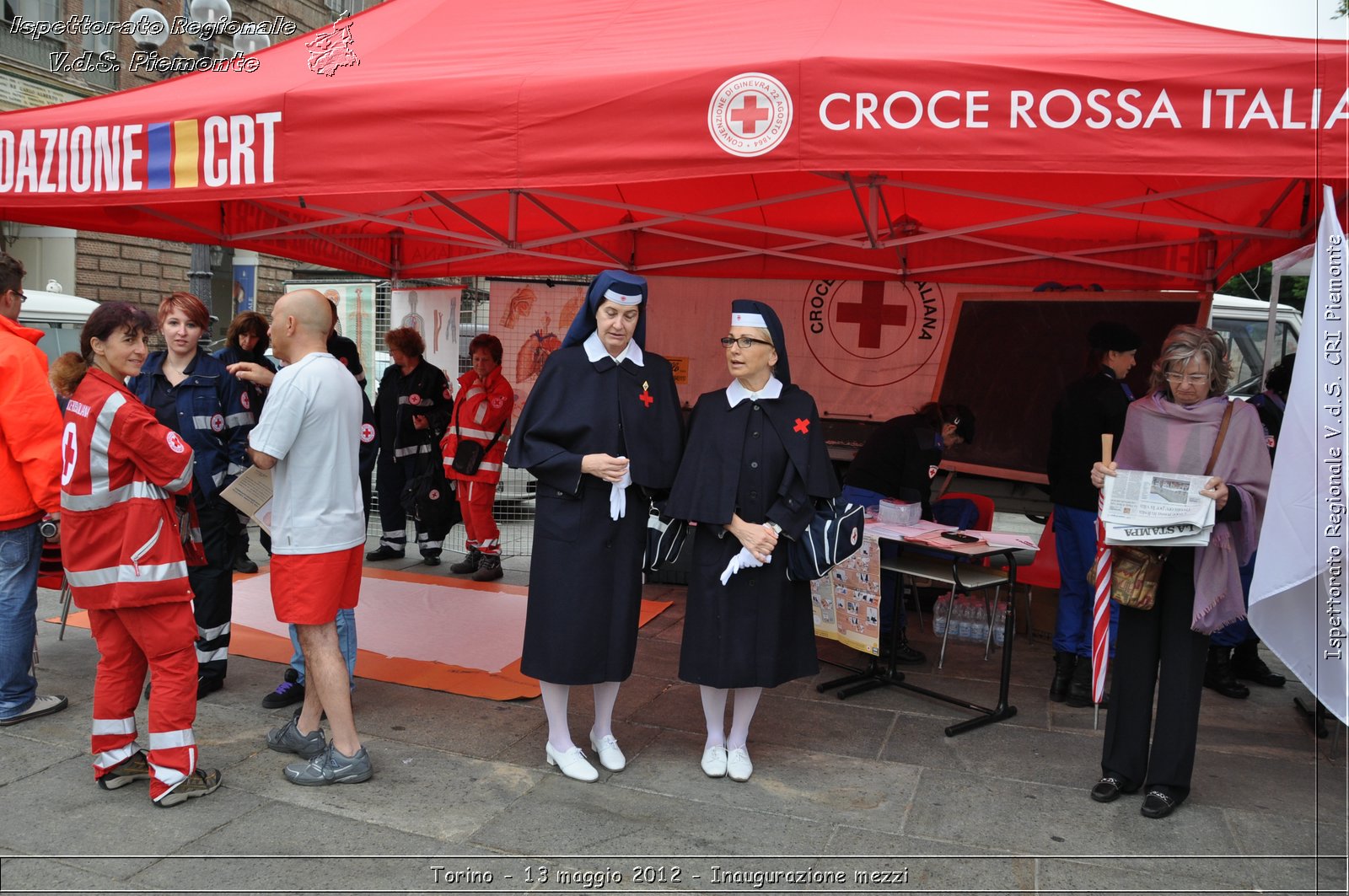 Torino - 13 maggio 2012 - Inaugurazione mezzi - Croce Rossa Italiana - Ispettorato Regionale Volontari del Soccorso del Piemonte