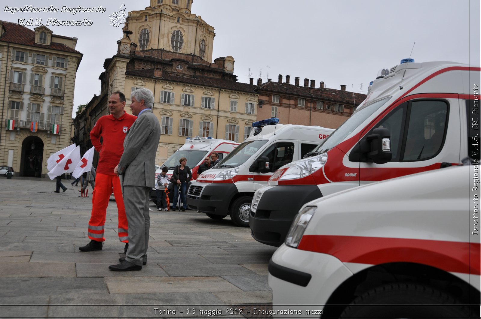 Torino - 13 maggio 2012 - Inaugurazione mezzi - Croce Rossa Italiana - Ispettorato Regionale Volontari del Soccorso del Piemonte