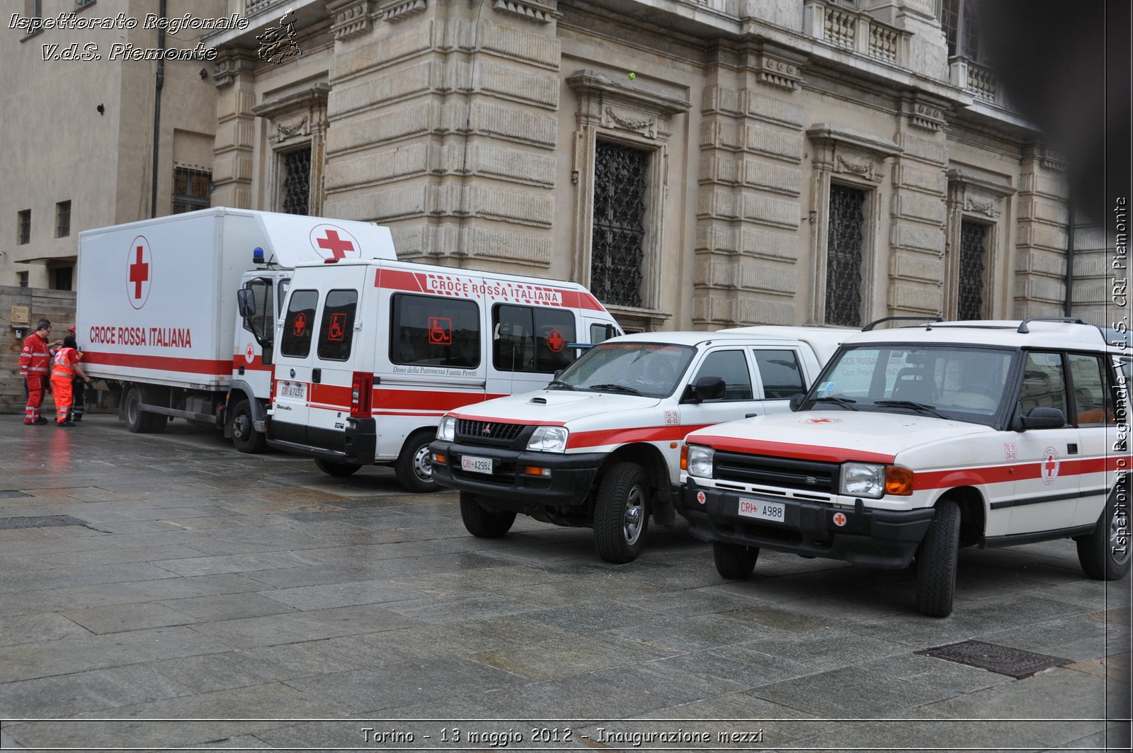 Torino - 13 maggio 2012 - Inaugurazione mezzi - Croce Rossa Italiana - Ispettorato Regionale Volontari del Soccorso del Piemonte