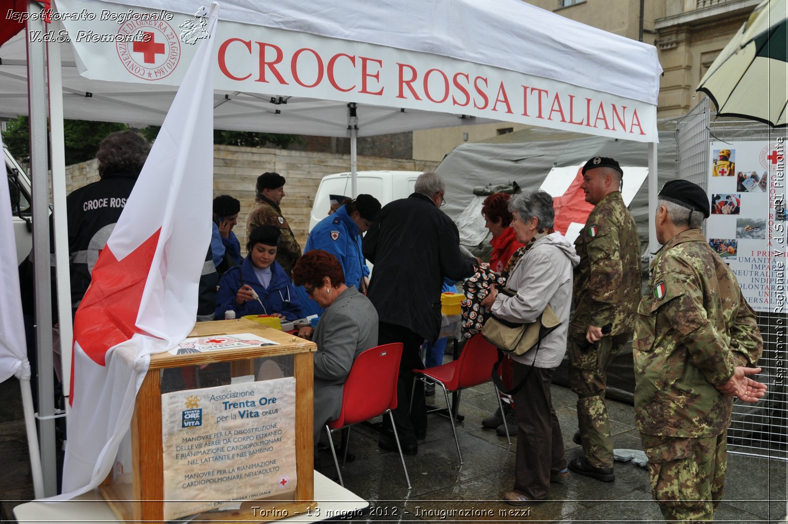 Torino - 13 maggio 2012 - Inaugurazione mezzi - Croce Rossa Italiana - Ispettorato Regionale Volontari del Soccorso del Piemonte