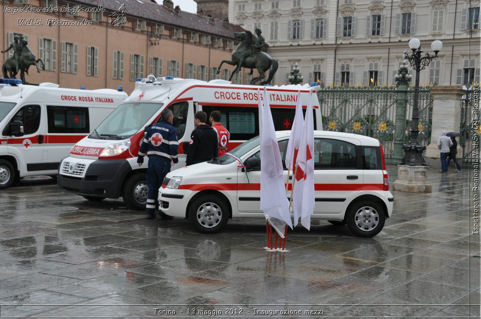 Torino - 13 maggio 2012 - Inaugurazione mezzi - Croce Rossa Italiana - Ispettorato Regionale Volontari del Soccorso del Piemonte