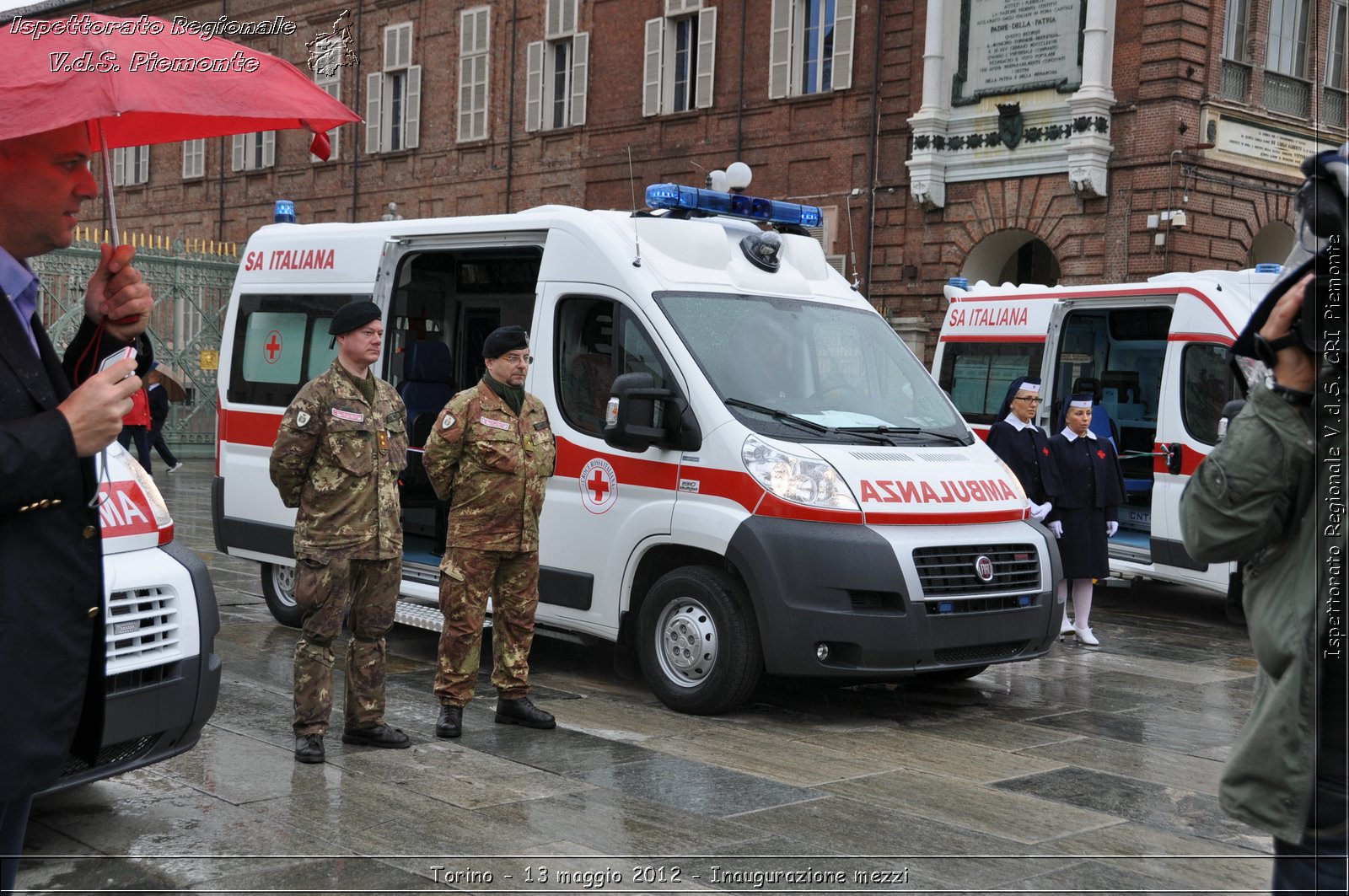 Torino - 13 maggio 2012 - Inaugurazione mezzi - Croce Rossa Italiana - Ispettorato Regionale Volontari del Soccorso del Piemonte