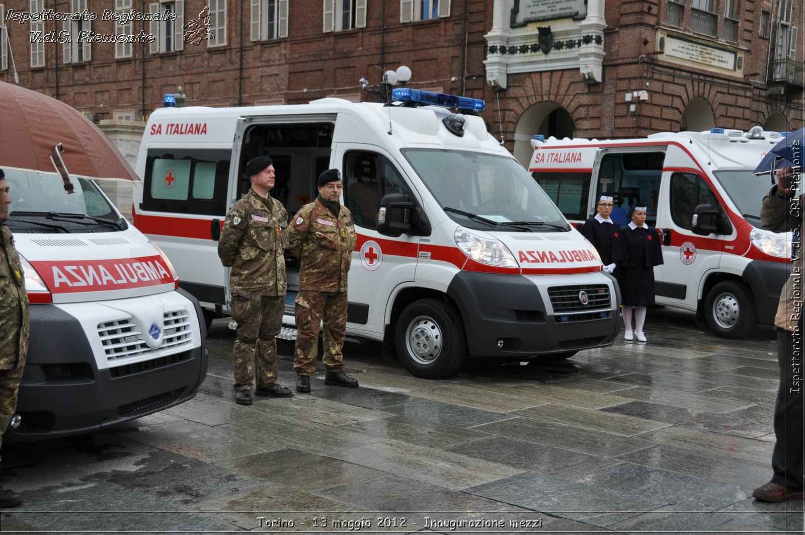 Torino - 13 maggio 2012 - Inaugurazione mezzi - Croce Rossa Italiana - Ispettorato Regionale Volontari del Soccorso del Piemonte