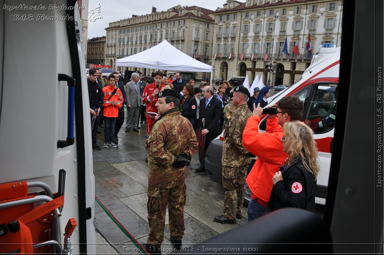 Torino - 13 maggio 2012 - Inaugurazione mezzi - Croce Rossa Italiana - Ispettorato Regionale Volontari del Soccorso del Piemonte