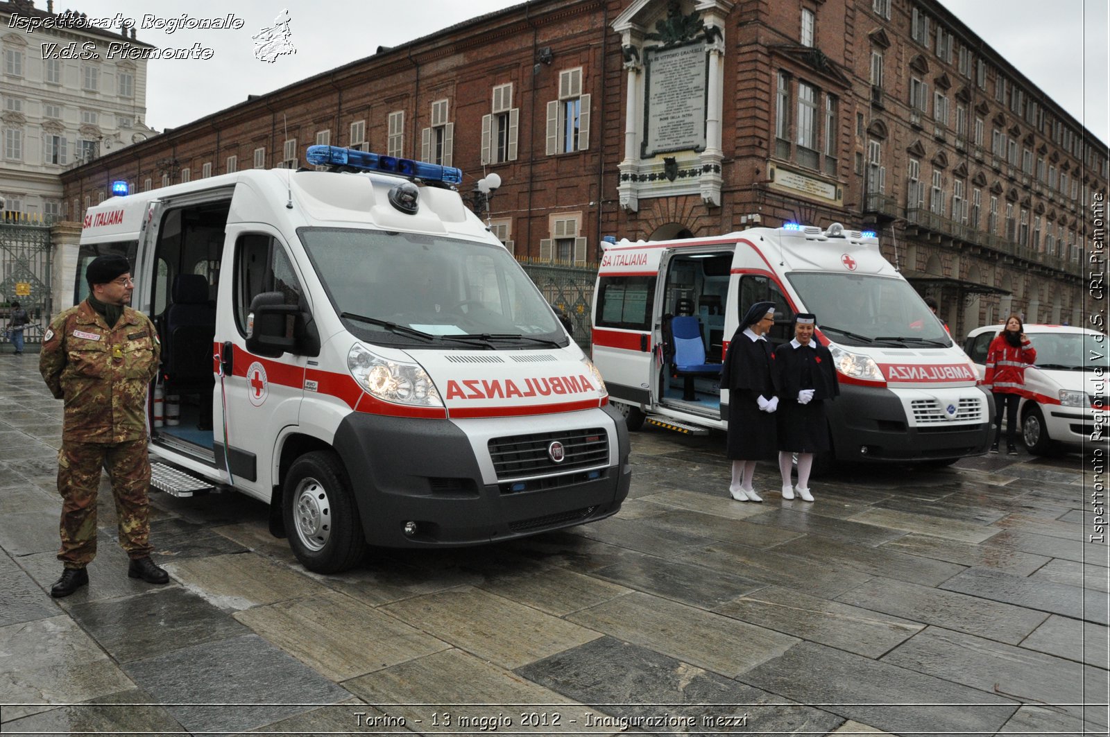 Torino - 13 maggio 2012 - Inaugurazione mezzi - Croce Rossa Italiana - Ispettorato Regionale Volontari del Soccorso del Piemonte