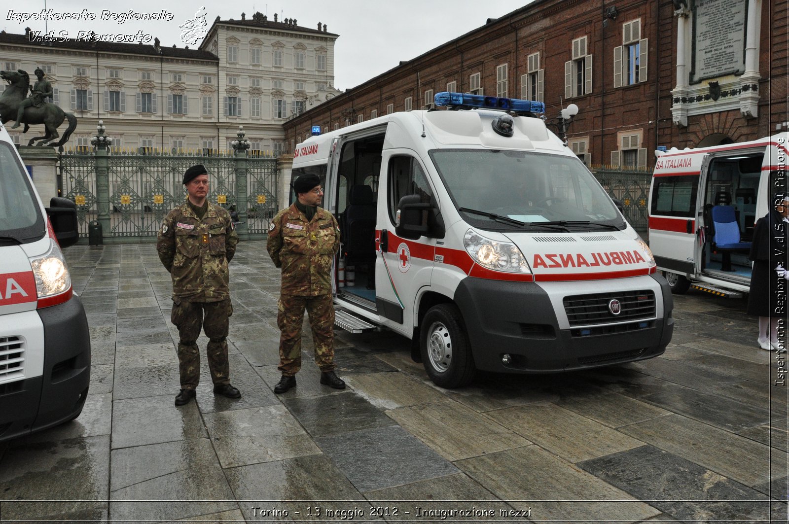 Torino - 13 maggio 2012 - Inaugurazione mezzi - Croce Rossa Italiana - Ispettorato Regionale Volontari del Soccorso del Piemonte