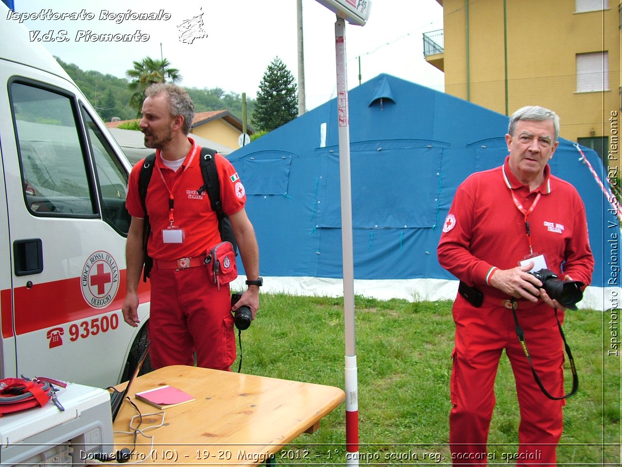 Dormelletto (NO) - 19-20 Maggio 2012 - 1 campo scuola regionale soccorsi speciali Croce Rossa Italiana - Croce Rossa Italiana - Ispettorato Regionale Volontari del Soccorso Piemonte