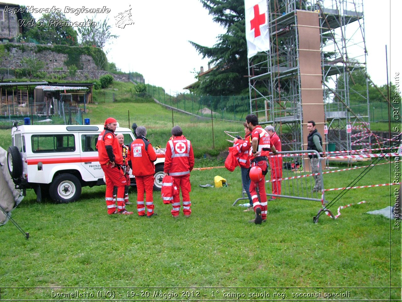 Dormelletto (NO) - 19-20 Maggio 2012 - 1 campo scuola regionale soccorsi speciali Croce Rossa Italiana - Croce Rossa Italiana - Ispettorato Regionale Volontari del Soccorso Piemonte