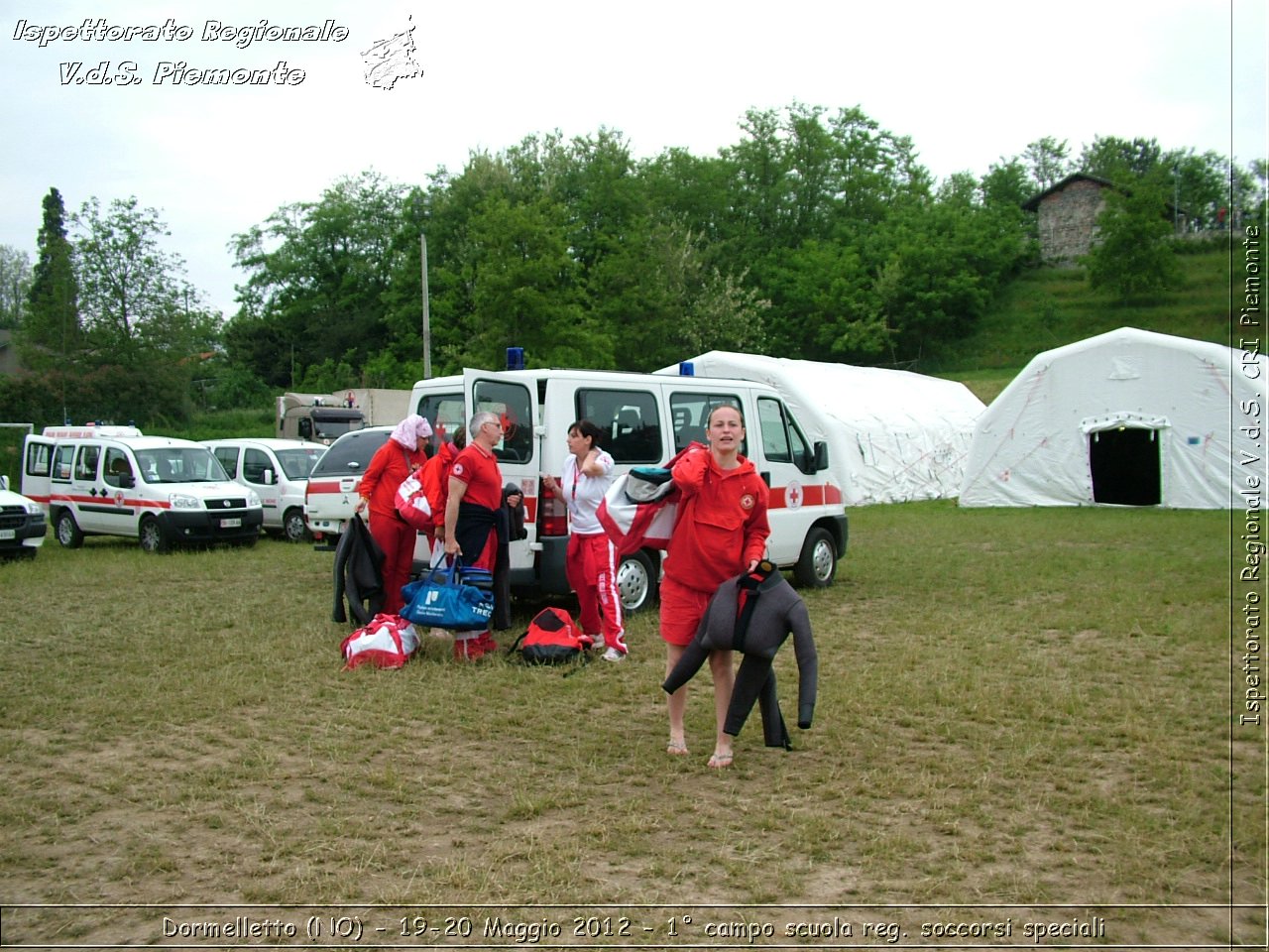 Dormelletto (NO) - 19-20 Maggio 2012 - 1 campo scuola regionale soccorsi speciali Croce Rossa Italiana - Croce Rossa Italiana - Ispettorato Regionale Volontari del Soccorso Piemonte