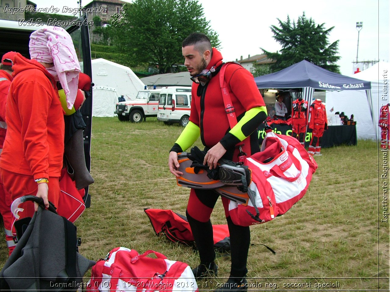 Dormelletto (NO) - 19-20 Maggio 2012 - 1 campo scuola regionale soccorsi speciali Croce Rossa Italiana - Croce Rossa Italiana - Ispettorato Regionale Volontari del Soccorso Piemonte