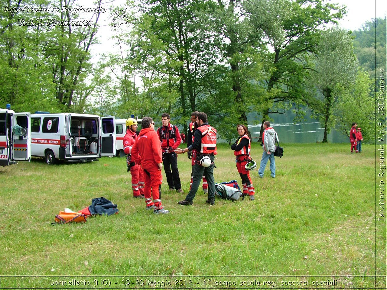 Dormelletto (NO) - 19-20 Maggio 2012 - 1 campo scuola regionale soccorsi speciali Croce Rossa Italiana - Croce Rossa Italiana - Ispettorato Regionale Volontari del Soccorso Piemonte