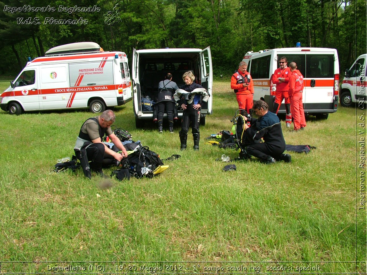 Dormelletto (NO) - 19-20 Maggio 2012 - 1 campo scuola regionale soccorsi speciali Croce Rossa Italiana - Croce Rossa Italiana - Ispettorato Regionale Volontari del Soccorso Piemonte