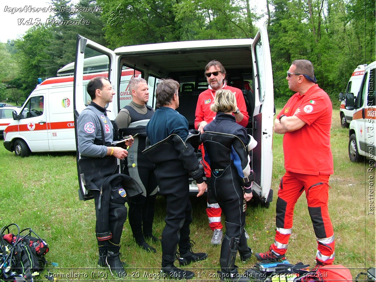 Dormelletto (NO) - 19-20 Maggio 2012 - 1 campo scuola regionale soccorsi speciali Croce Rossa Italiana - Croce Rossa Italiana - Ispettorato Regionale Volontari del Soccorso Piemonte