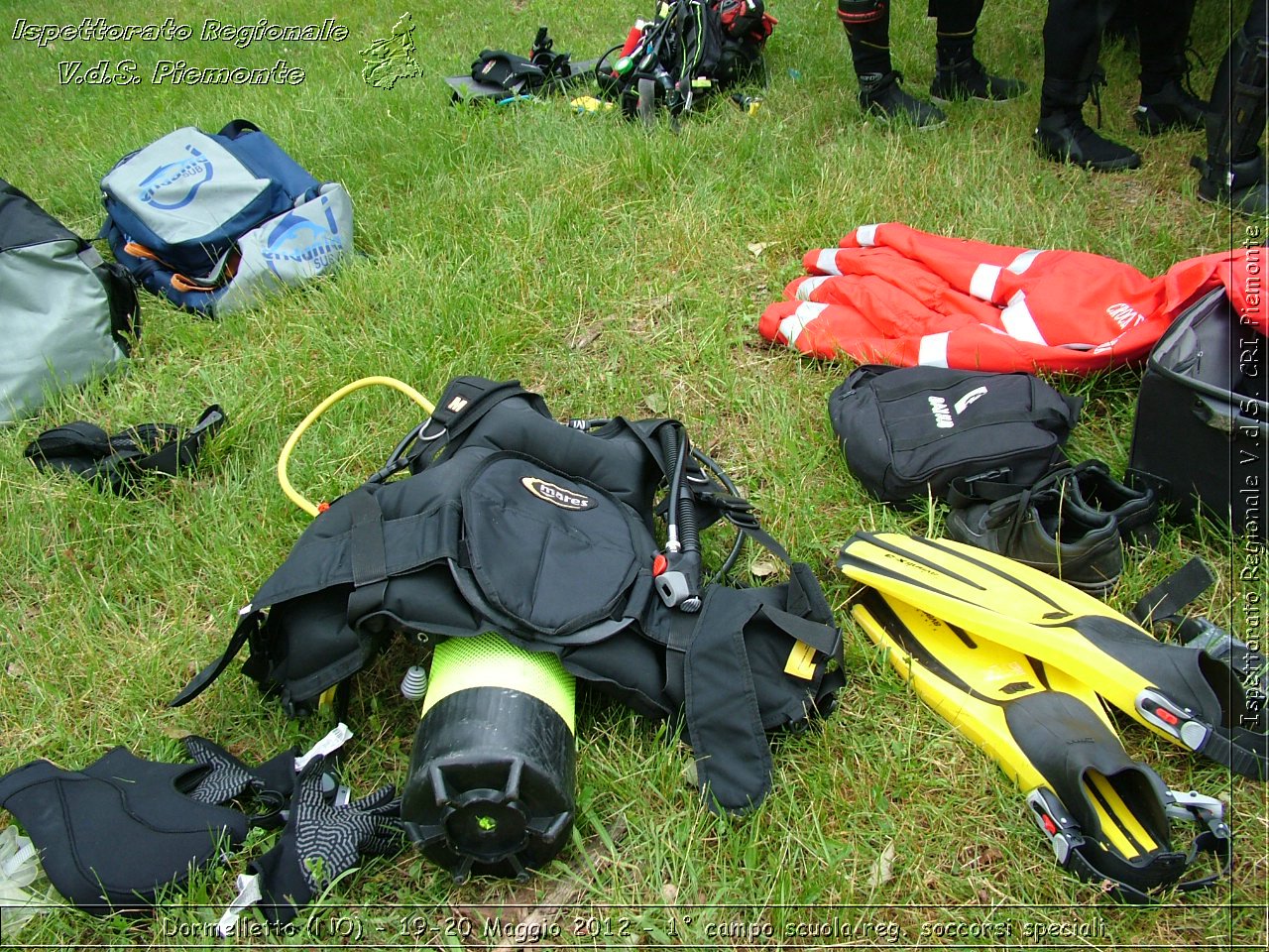 Dormelletto (NO) - 19-20 Maggio 2012 - 1 campo scuola regionale soccorsi speciali Croce Rossa Italiana - Croce Rossa Italiana - Ispettorato Regionale Volontari del Soccorso Piemonte