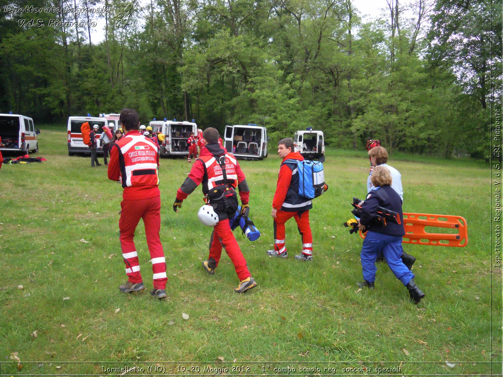 Dormelletto (NO) - 19-20 Maggio 2012 - 1 campo scuola regionale soccorsi speciali Croce Rossa Italiana - Croce Rossa Italiana - Ispettorato Regionale Volontari del Soccorso Piemonte