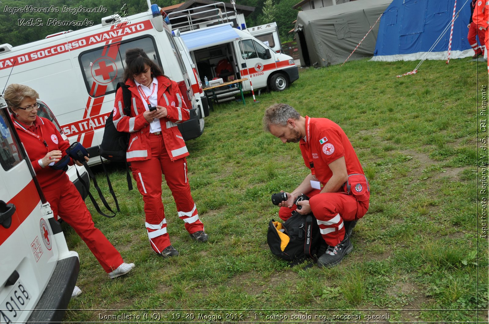 Dormelletto (NO) - 19-20 Maggio 2012 - 1 campo scuola regionale soccorsi speciali Croce Rossa Italiana - Croce Rossa Italiana - Ispettorato Regionale Volontari del Soccorso Piemonte