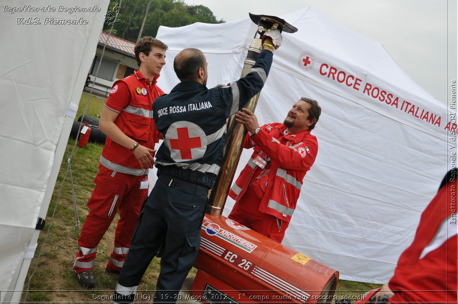 Dormelletto (NO) - 19-20 Maggio 2012 - 1 campo scuola regionale soccorsi speciali Croce Rossa Italiana - Croce Rossa Italiana - Ispettorato Regionale Volontari del Soccorso Piemonte