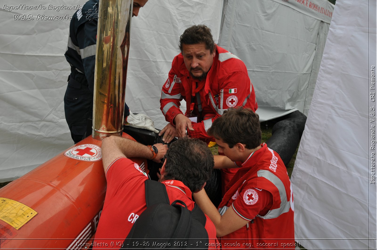 Dormelletto (NO) - 19-20 Maggio 2012 - 1 campo scuola regionale soccorsi speciali Croce Rossa Italiana - Croce Rossa Italiana - Ispettorato Regionale Volontari del Soccorso Piemonte