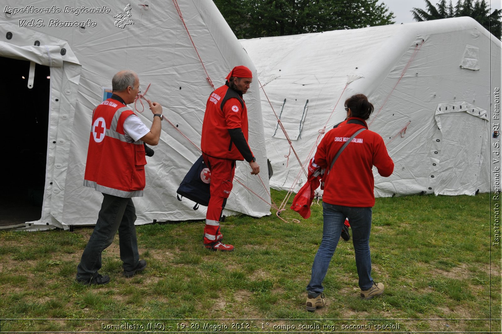 Dormelletto (NO) - 19-20 Maggio 2012 - 1 campo scuola regionale soccorsi speciali Croce Rossa Italiana - Croce Rossa Italiana - Ispettorato Regionale Volontari del Soccorso Piemonte