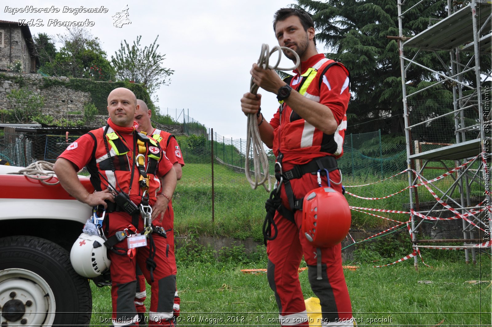 Dormelletto (NO) - 19-20 Maggio 2012 - 1 campo scuola regionale soccorsi speciali Croce Rossa Italiana - Croce Rossa Italiana - Ispettorato Regionale Volontari del Soccorso Piemonte