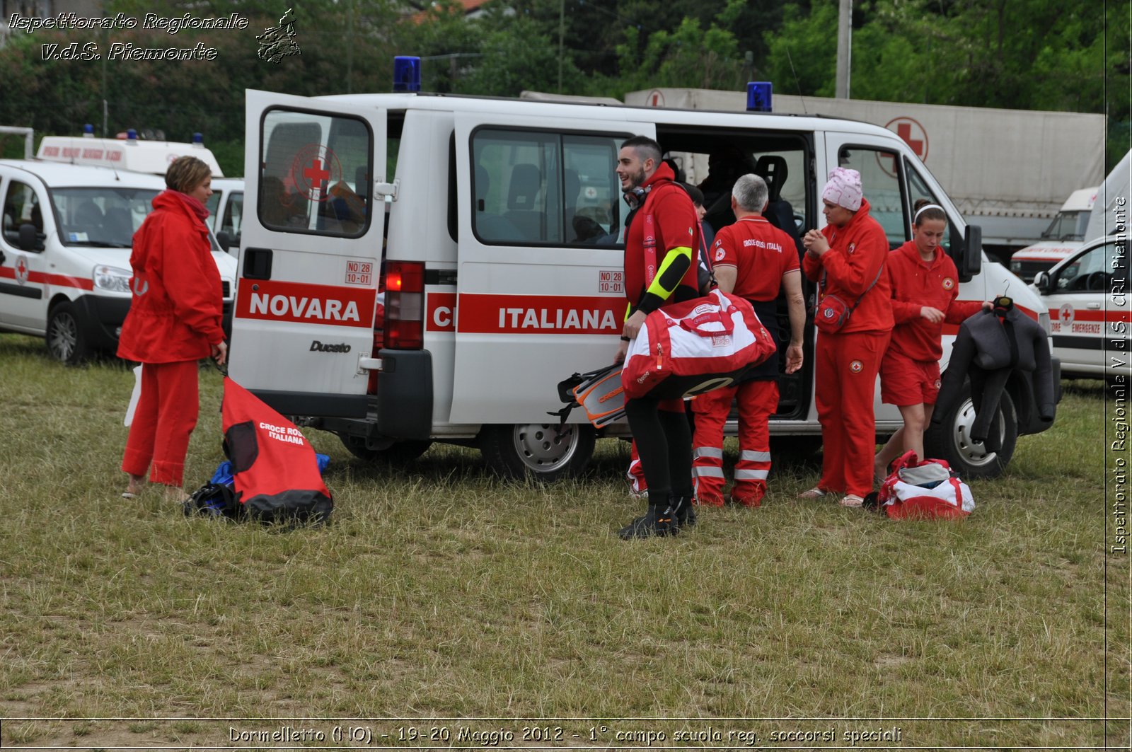 Dormelletto (NO) - 19-20 Maggio 2012 - 1 campo scuola regionale soccorsi speciali Croce Rossa Italiana - Croce Rossa Italiana - Ispettorato Regionale Volontari del Soccorso Piemonte