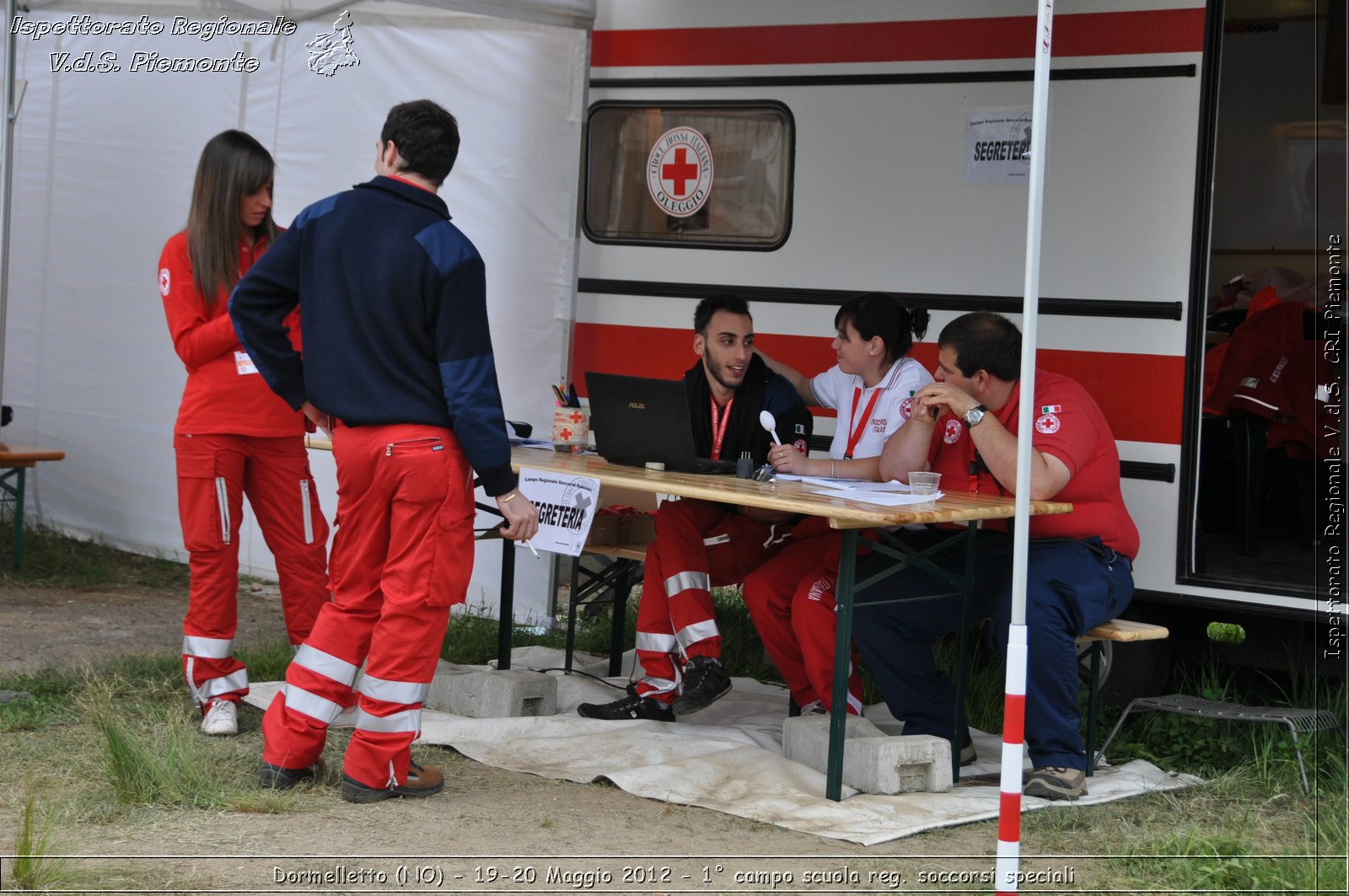 Dormelletto (NO) - 19-20 Maggio 2012 - 1 campo scuola regionale soccorsi speciali Croce Rossa Italiana - Croce Rossa Italiana - Ispettorato Regionale Volontari del Soccorso Piemonte