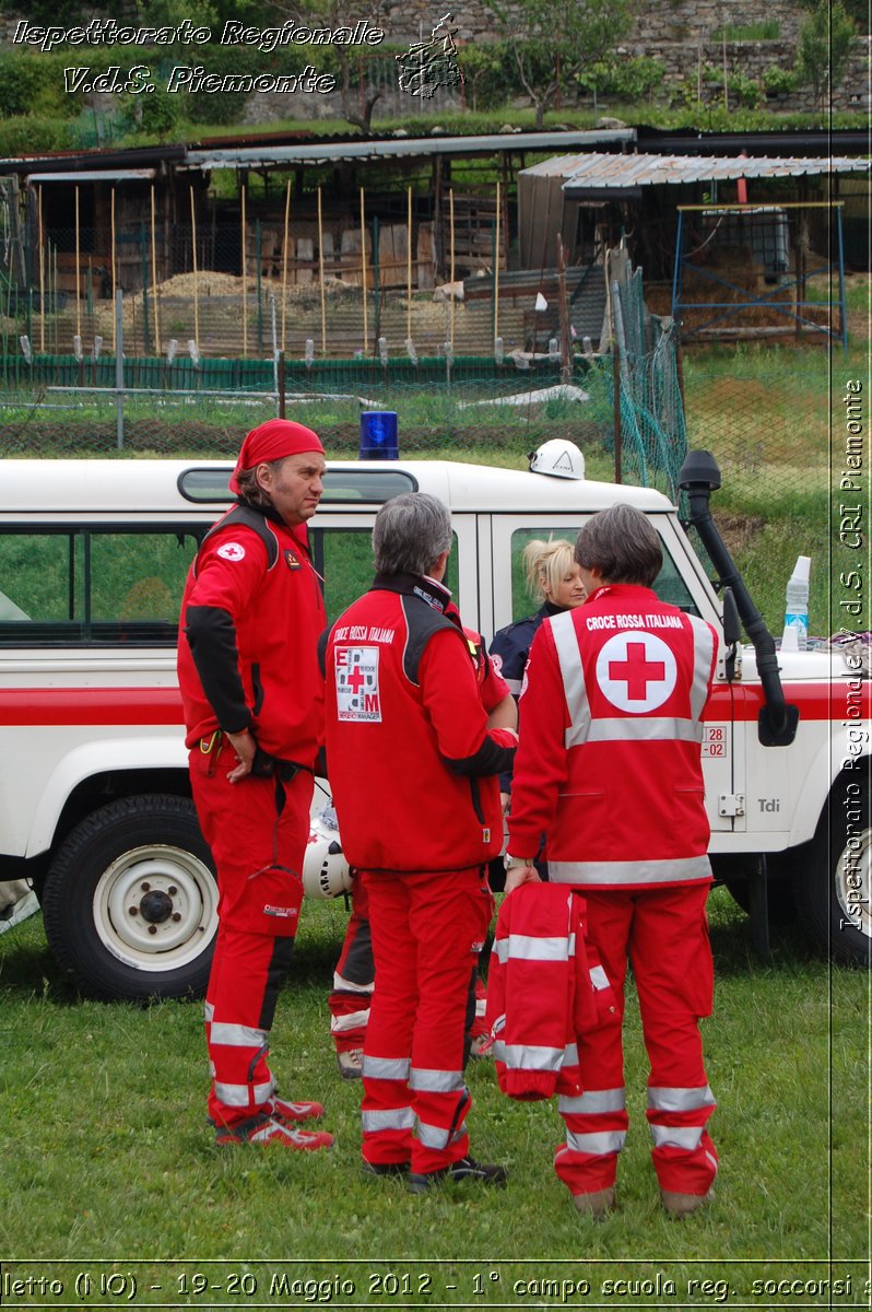 Dormelletto (NO) - 19-20 Maggio 2012 - 1 campo scuola regionale soccorsi speciali Croce Rossa Italiana - Croce Rossa Italiana - Ispettorato Regionale Volontari del Soccorso Piemonte