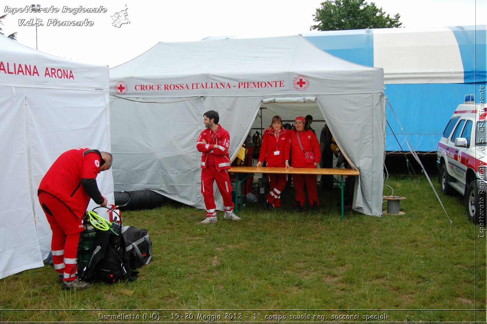 Dormelletto (NO) - 19-20 Maggio 2012 - 1 campo scuola regionale soccorsi speciali Croce Rossa Italiana - Croce Rossa Italiana - Ispettorato Regionale Volontari del Soccorso Piemonte