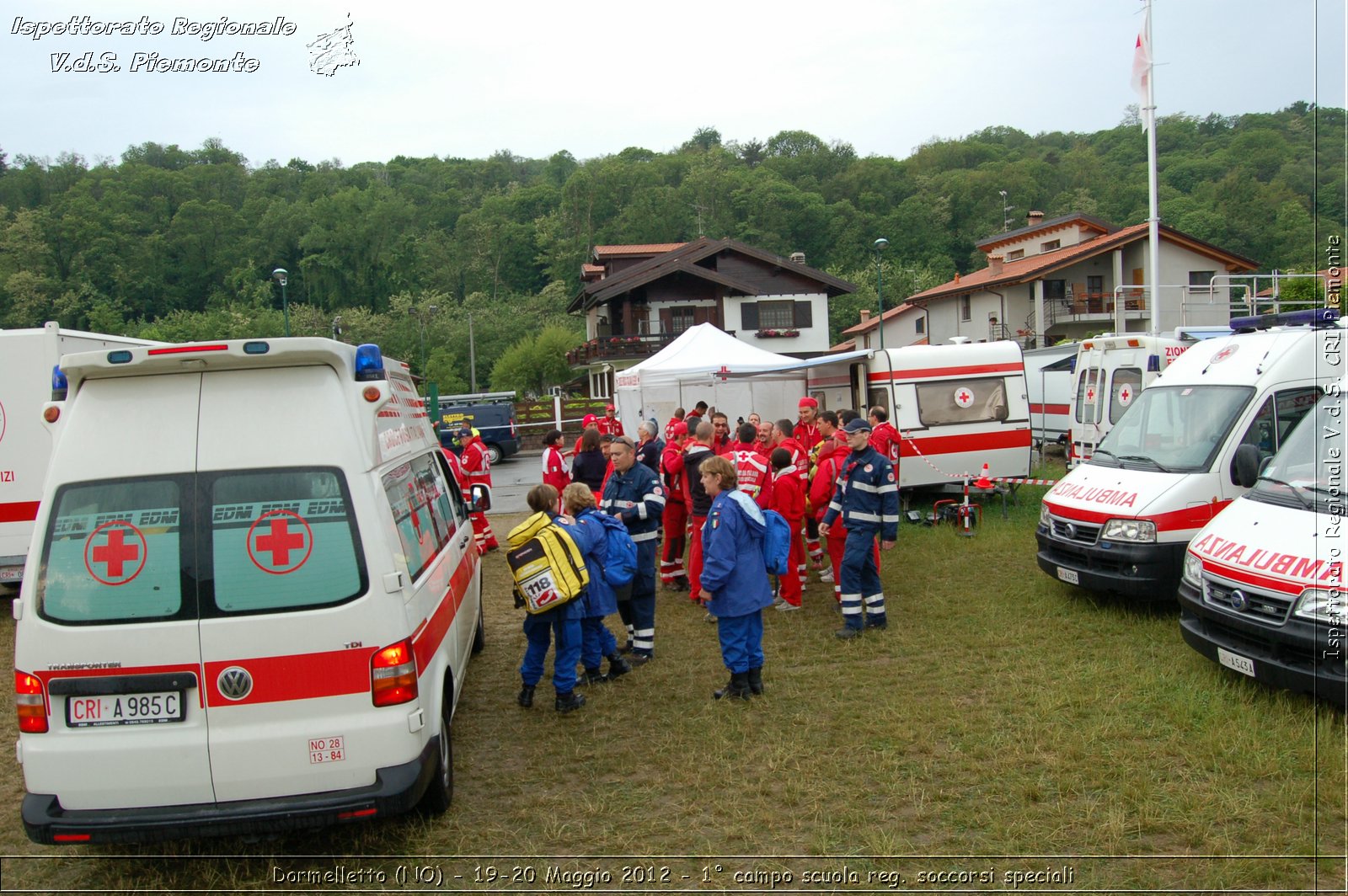 Dormelletto (NO) - 19-20 Maggio 2012 - 1 campo scuola regionale soccorsi speciali Croce Rossa Italiana - Croce Rossa Italiana - Ispettorato Regionale Volontari del Soccorso Piemonte