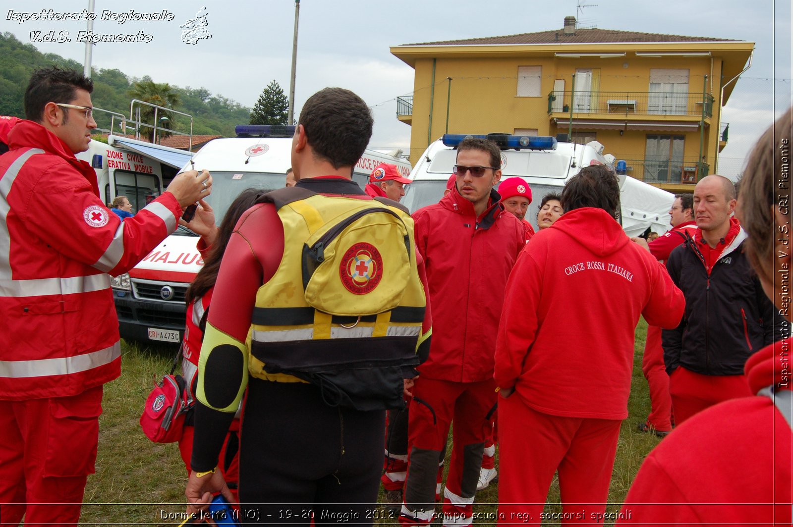 Dormelletto (NO) - 19-20 Maggio 2012 - 1 campo scuola regionale soccorsi speciali Croce Rossa Italiana - Croce Rossa Italiana - Ispettorato Regionale Volontari del Soccorso Piemonte