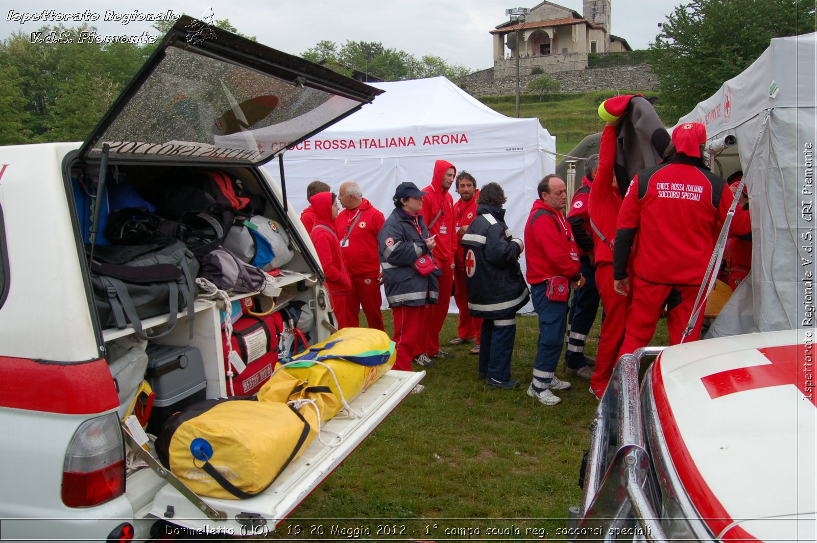 Dormelletto (NO) - 19-20 Maggio 2012 - 1 campo scuola regionale soccorsi speciali Croce Rossa Italiana - Croce Rossa Italiana - Ispettorato Regionale Volontari del Soccorso Piemonte