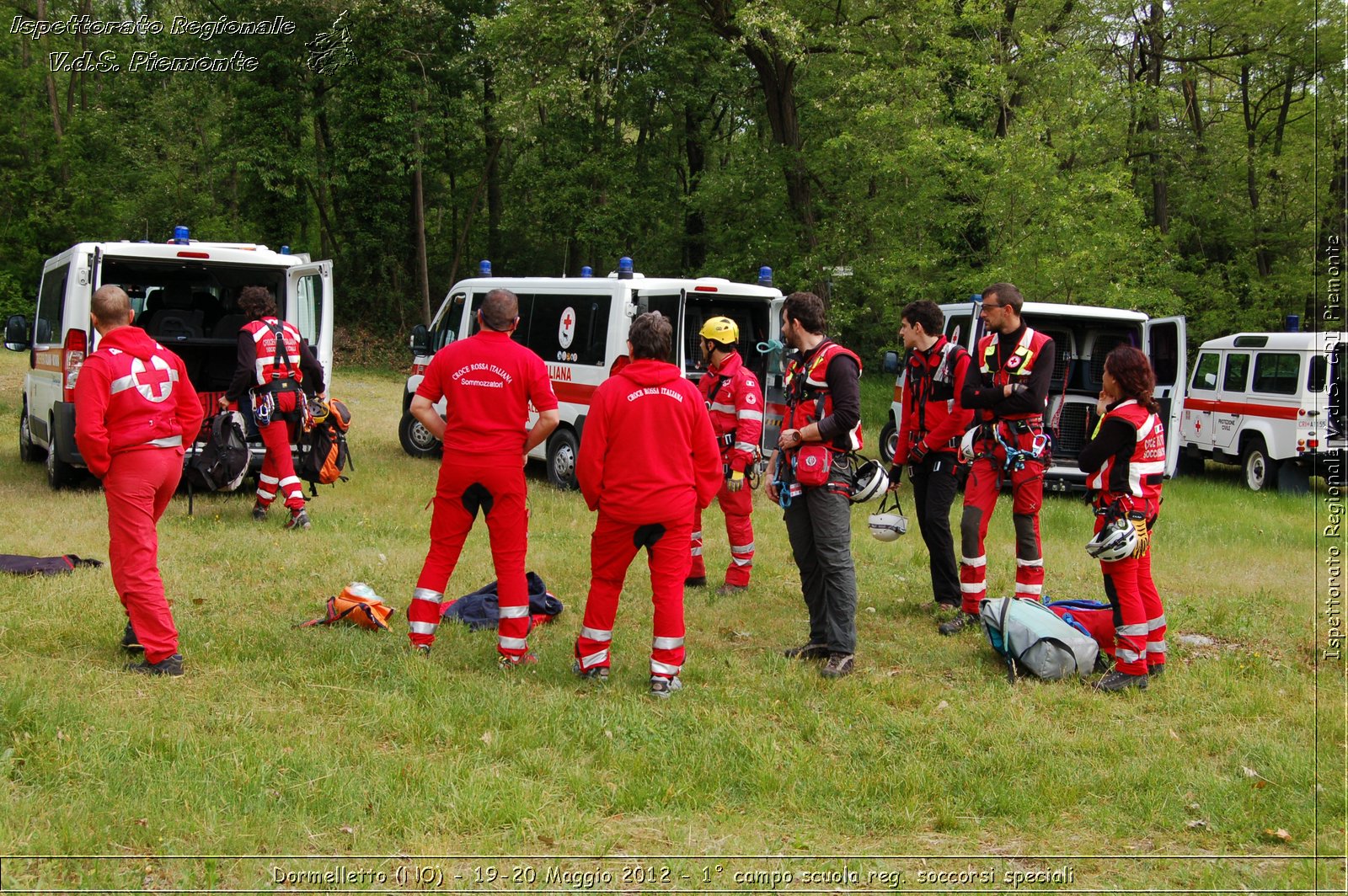 Dormelletto (NO) - 19-20 Maggio 2012 - 1 campo scuola regionale soccorsi speciali Croce Rossa Italiana - Croce Rossa Italiana - Ispettorato Regionale Volontari del Soccorso Piemonte