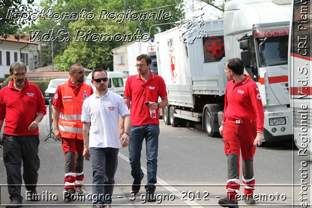 Emilia Romagna - 3 giugno 2012 - Terremoto - Croce Rossa Italiana - Ispettorato Regionale Volontari del Soccorso del Piemonte