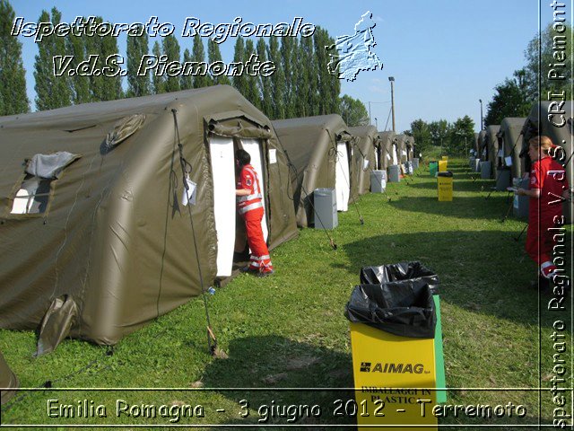 Emilia Romagna - 3 giugno 2012 - Terremoto - Croce Rossa Italiana - Ispettorato Regionale Volontari del Soccorso del Piemonte