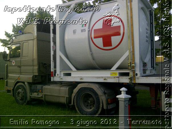 Emilia Romagna - 3 giugno 2012 - Terremoto - Croce Rossa Italiana - Ispettorato Regionale Volontari del Soccorso del Piemonte